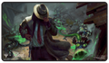 Fallout® Mysterious Stranger Black Stitched Standard Gaming Playmat for Magic: The Gathering