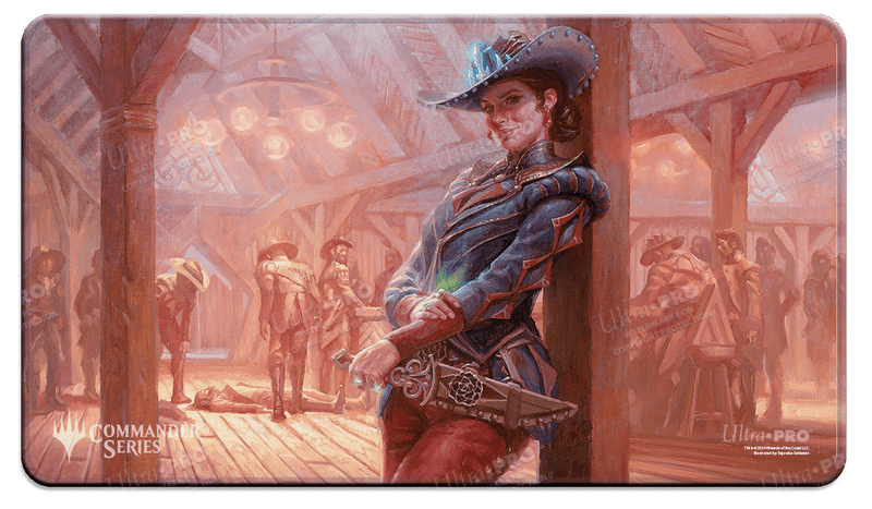Outlaws of Thunder Junction Marchesa, Dealer of Death Stitched Edge Playmat for Magic: The Gathering | Ultra PRO International