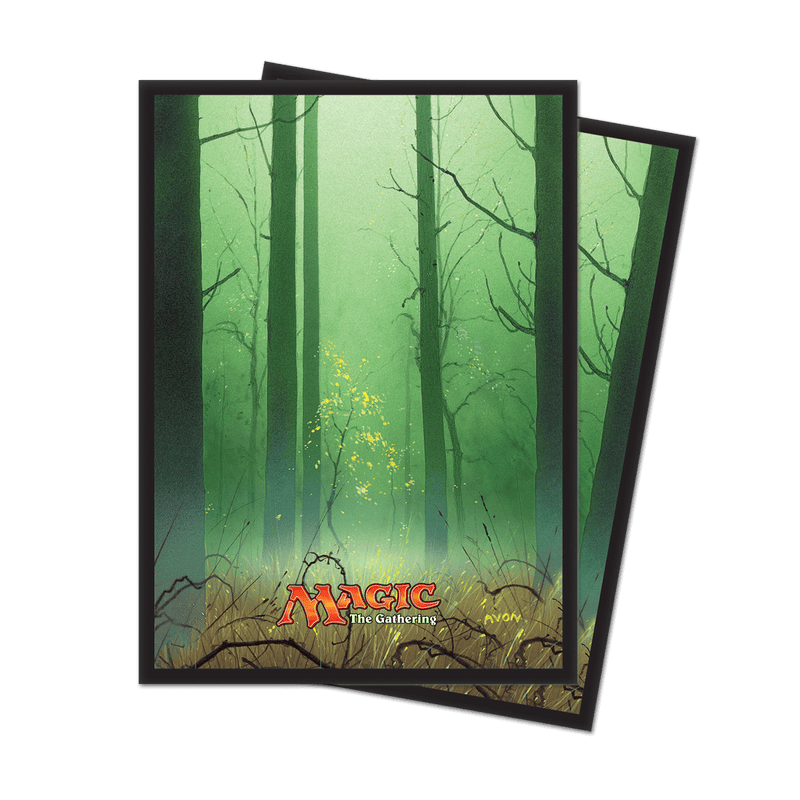 Mana 5 Forest Standard Deck Protector Sleeves (80ct) for Magic: The Gathering | Ultra PRO International
