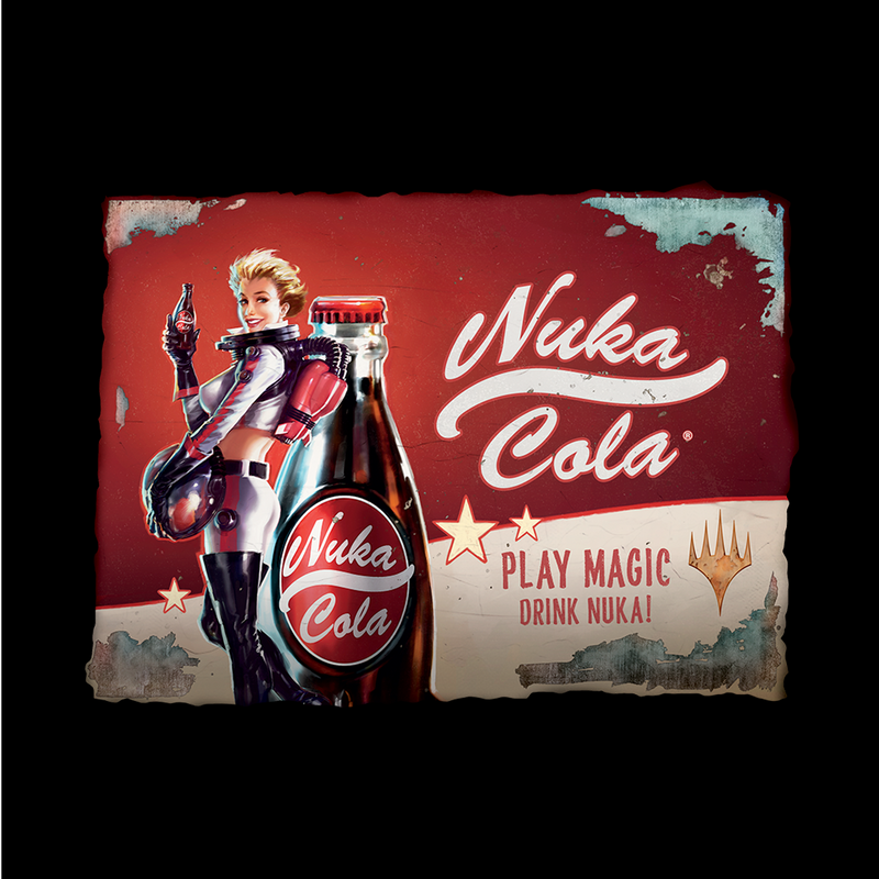 Magic: The Gathering Universes Beyond x Fallout Printed Graphic Tee - Nuka Cola | Ultra PRO International