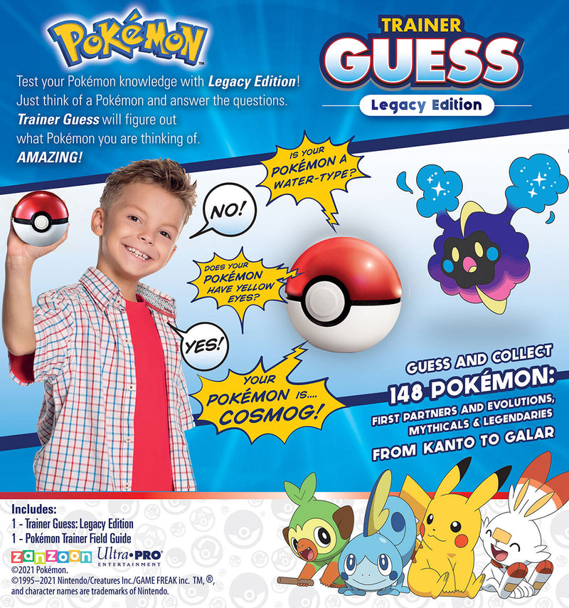 Pokémon Trainer Guess Legacy: An Electronic Game for Ages 6 and up | Ultra PRO Entertainment