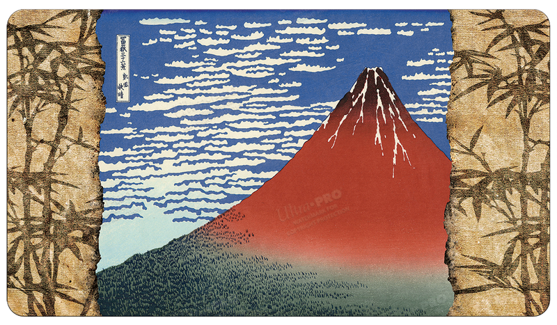 Fine Art Red Fuji Standard Gaming Playmat by Hokusai | Ultra PRO International