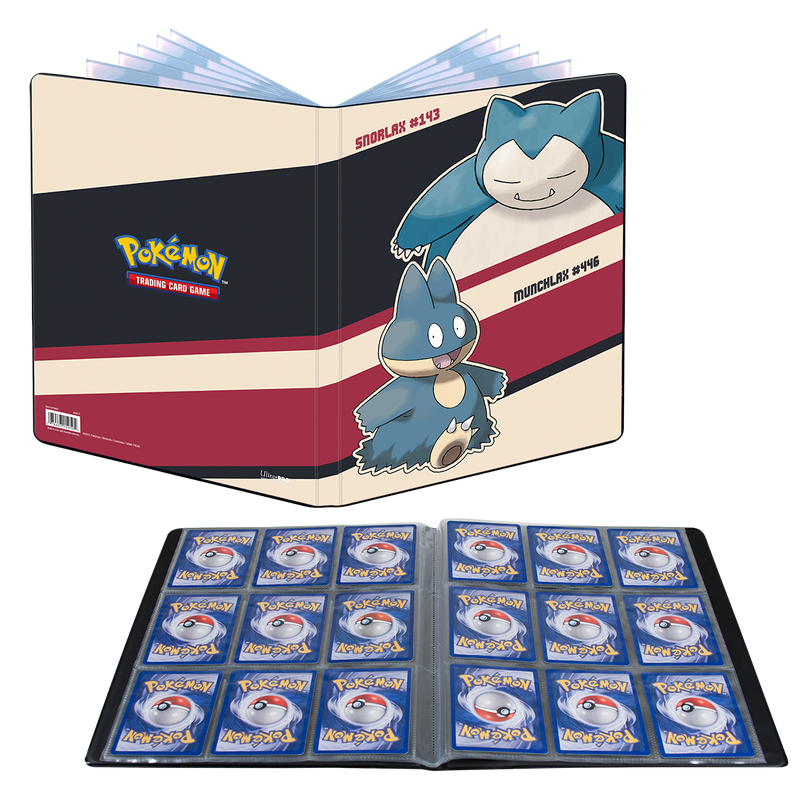 Snorlax and Munchlax 9-Pocket Portfolio for Pokémon | Ultra PRO International