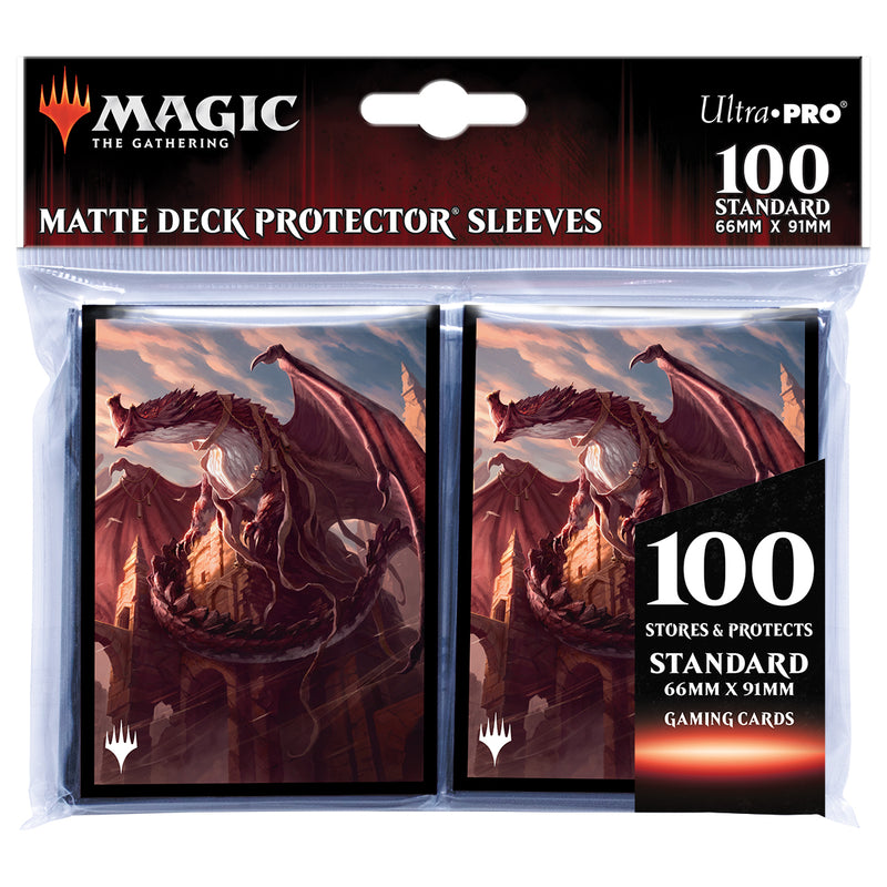 Strixhaven Velomachus Lorehold Standard Deck Protector Sleeves (100ct) for Magic: The Gathering | Ultra PRO International