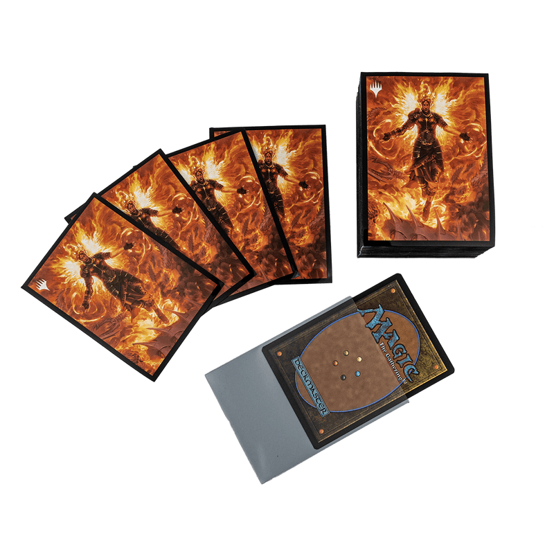 March of the Machine Chandra, Hope’s Beacon Standard Deck Protector Sleeves (100ct) for Magic: The Gathering | Ultra PRO International