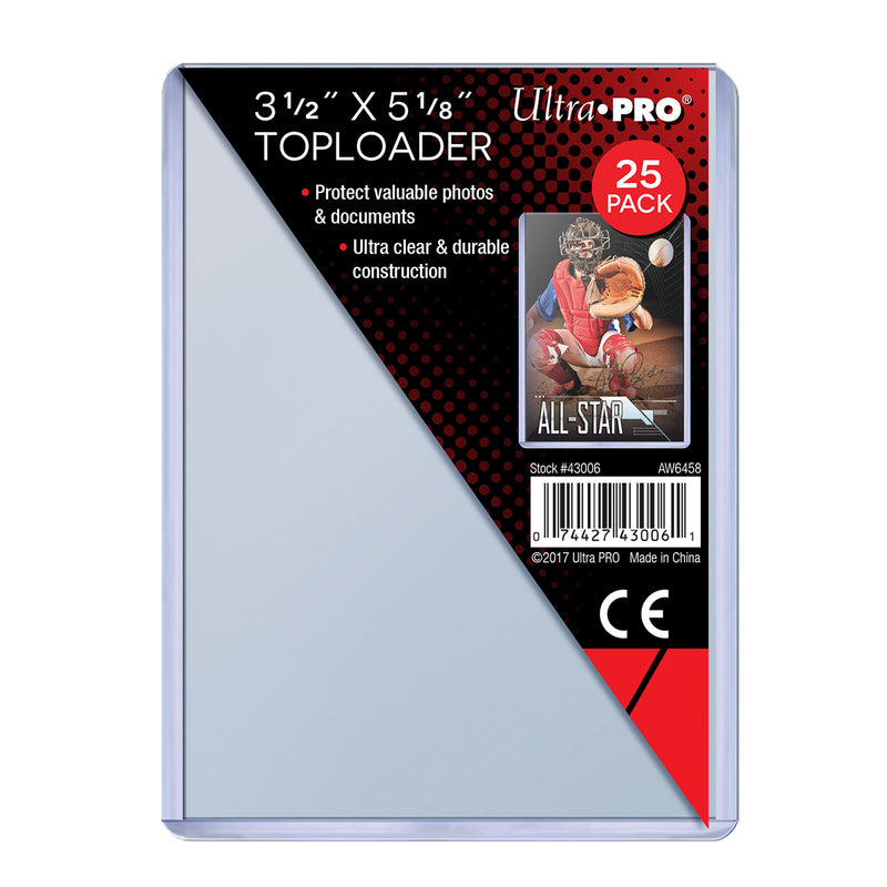 3-1/2" x 5-1/8" Toploaders (25ct) | Ultra PRO International