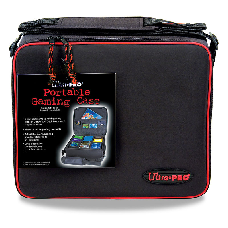 Portable Gaming Case with Red Trim | Ultra PRO International