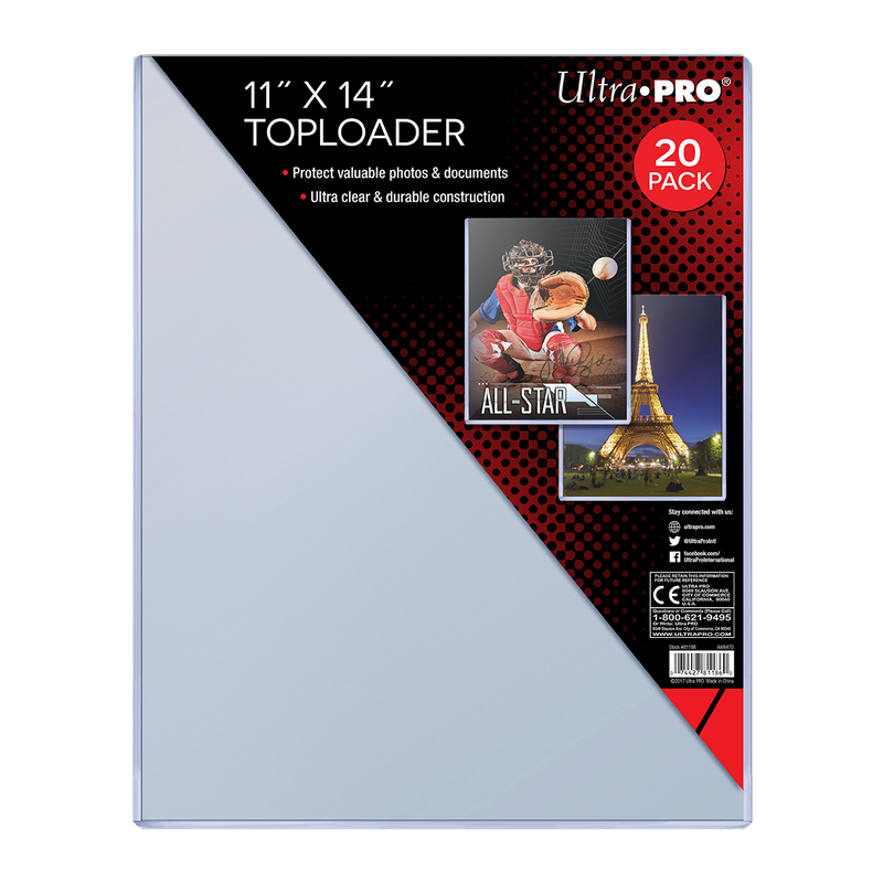 11" x 14" Toploaders (20ct) | Ultra PRO International