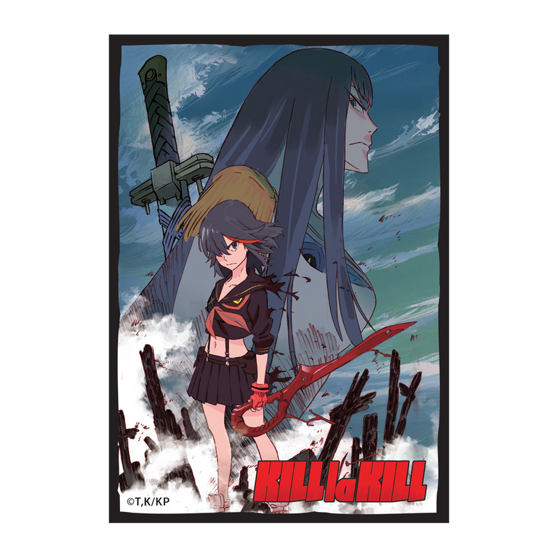 Sisters Ryuko and Satsuki Small Deck Protector Sleeves (60ct) for Kill la Kill | Ultra PRO International