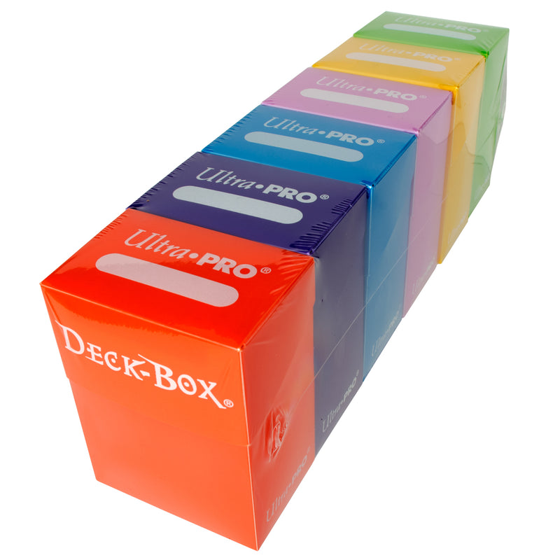Ultra PRO 6 Color Deck Box Bundle (Orange, Purple, Blue, Pink, Yellow, Green) | Ultra PRO International