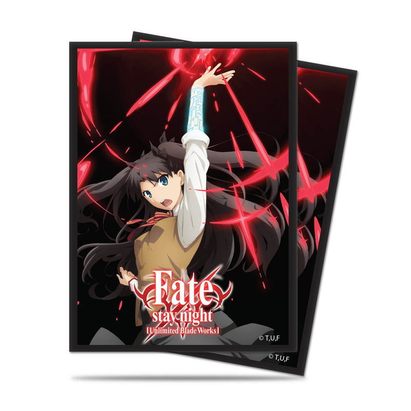 Rin Standard Deck Protector Sleeves (65ct) for Fate/stay night: Unlimited Blade Works | Ultra PRO International
