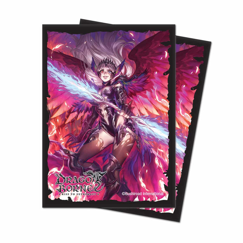 Oath of Blood Red Angel Standard Deck Protector Sleeves (65ct) for Dragoborne | Ultra PRO International