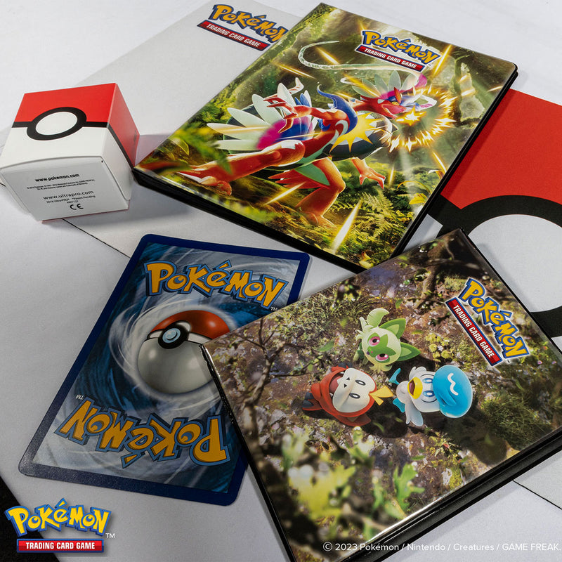 Scarlet and Violet Koraidon and Miraidon 9-Pocket Portfolio for Pokémon