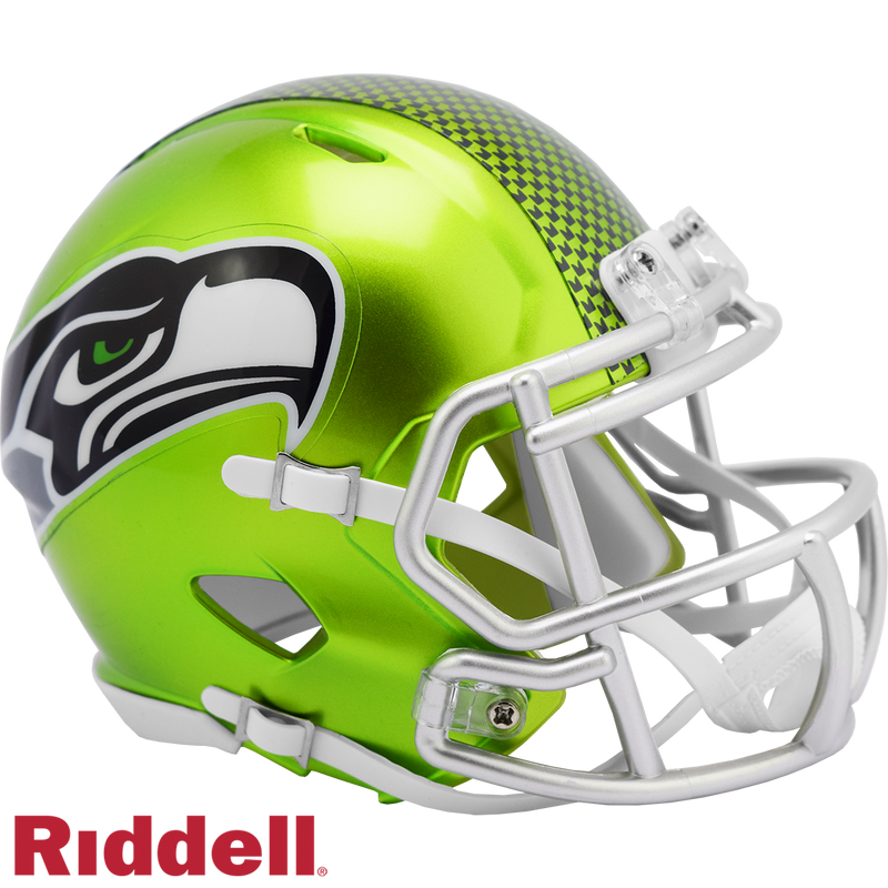 Riddell NFL Seattle Seahawks Flash Alternate Speed Mini Replica Helmet | Ultra PRO International