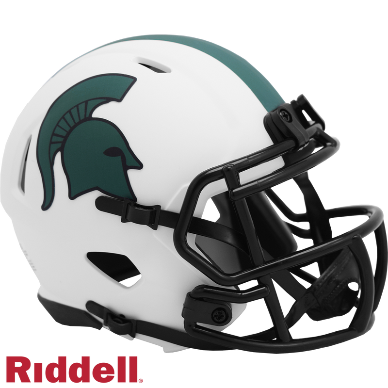 Riddell NCAA Michigan State Spartans Alternate Lunar Eclipse Speed Mini Replica Helmet | Ultra PRO International