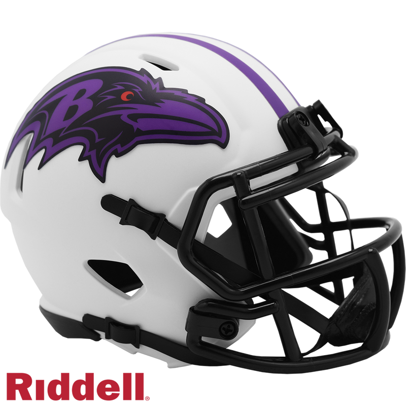 Riddell NFL Baltimore Ravens Lunar Eclipse Speed Mini Replica Helmet | Ultra PRO International