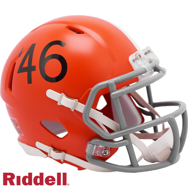 Riddell NFL Cleveland Browns 1946 Throwback Speed Mini Replica Helmet | Ultra PRO International