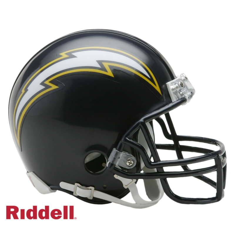 Riddell NFL San Diego Chargers 88-06 Throwback VSR4 Mini Replica Helmet | Ultra PRO International