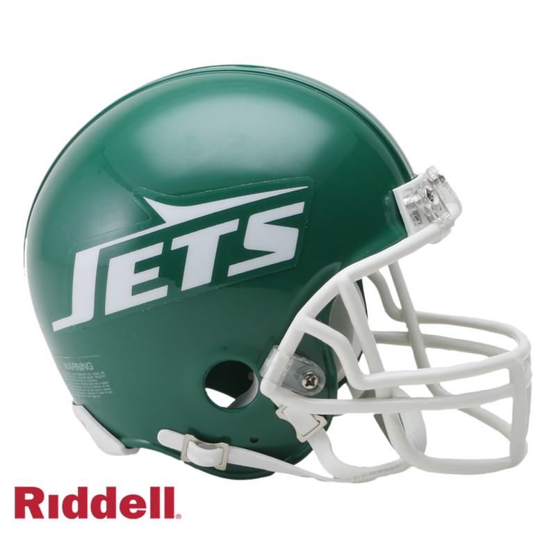Riddell NFL New York Jets 78-89 Throwback VSR4 Mini Replica Helmet | Ultra PRO International
